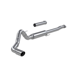 MBRP 2021+ Ford F150 2.7L/3.5L/5.0L 4in Aluminized Steel Cat-Back - RACE VERSION S5209AL