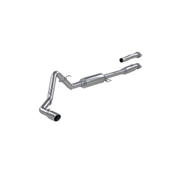 MBRP 2021+ Ford F-150 2.7L/ 3.5L Ecoboost 5.0L Single Side 3in Aluminized Steel Catback Exhaust S5211AL