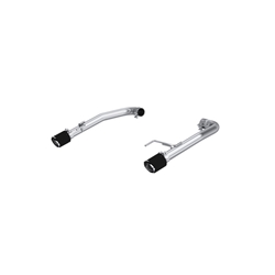 MBRP 15-17 Ford Mustang GT 5.0L T304 Stainless Steel 2.5in Axle-Back with Carbon Fiber Tips S72763CF