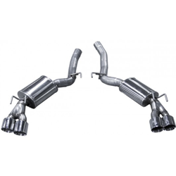 ARH 2010+ Chevrolet Camaro V6/V8 3in X 3in Axle Back Muffler w/ Polished SS Tips CAZ28-14300STBK