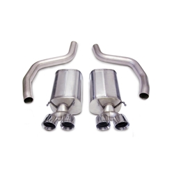 Corsa 06-13 Chevrolet Corvette C6 Z06 7.0L V8 Polished Sport Axle-Back Exhaust 14164