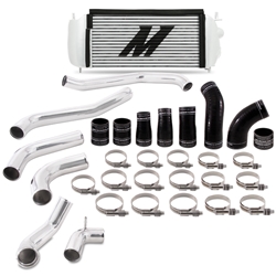 Mishimoto 2017+ Ford F150 3.5L EcoBoost Performance Intercooler Kit - Silver Cooler Polished Pipes MMINT-F35T-17KPSL