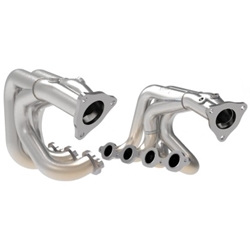 aFe Twisted 304SS Header 2020 Chevy Corvette (C8) 6.2L V8 - Brushed 48-34148-H