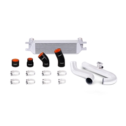 Mishimoto 2015 Ford Mustang EcoBoost Performance Intercooler Kit - Silver Core Polished Pipes MMINT-MUS4-15KPSL