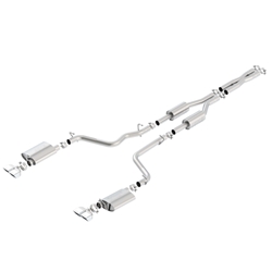 Borla 09-14 Dodge Challenger R/T 5.7L RWD 2Dr. Dual Rctgl. Angle S-Type CB Exhaust - Rear Split Exit 140707