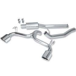 Borla 09-15 Mitsubishi Lancer Ralliart 2.0L 4cyl MT 6spd AWD Catback Exhaust 140334