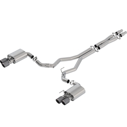 Borla 2018 Ford Mustang GT 5.0L AT/MT 3in Atak Catback Exhaust w/ Valves (Carbon Fiber Black Tip) 140743CFBA