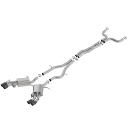 Borla 16-18 Cadillac CTS-V 6.2L V8 2.75in Diameter S Type Catback Exhaust w/ Valves Black Chrome Tip 140754BC