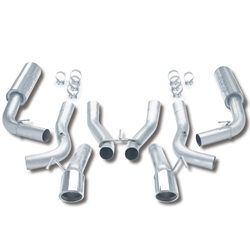 Borla 96-02 Viper GTS/R/T-10 Coupe/Convertible 2dr w/ 2.5in Inlets SS Catback Exhaust System 14663