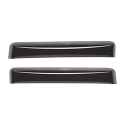 WeatherTech 2015+ Ford F-150 SuperCab Rear SideWindow Deflectors - Dark Smoke 83765