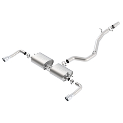 Borla 14-16 Audi A3 Quattro 2.0L Turbo AT/MT RWD 4DR S-Type Cat-Back Exhaust Single Split Rear Exit 140682