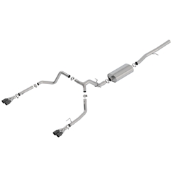 Borla 19 Chevrolet Silverado/GMC Sierra 1500 6.2L SS Touring Catback Exhaust - Black Chrome Tips 140772BC