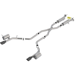 Borla 18-20 Dodge Durango SRT 6.2L V8 2.75in S-Type SS Catback Exhaust w/ BLK Chrome Tips 140791BC