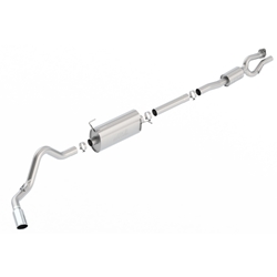 Borla S-Type Cat-Back 17-19 Ford F-250/350 Super Duty Side Exit Exhaust - 5in tip (Gas Only) 140798