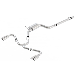 Borla 14-19 Seat Leon Cupra 2.0L AT/MT FWD 4DR Stainless Steel S-Type Catback Exhaust Brushed Tip 140741SB