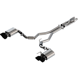 Borla 2020 Ford GT500 5.2L AT 3in ATAK CatBack Exhaust w/ Black Chrome Tips 140837BC