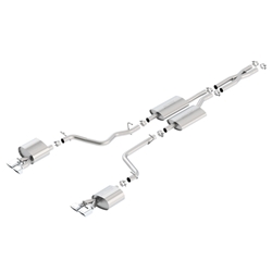 Borla 11-14 Dodge Challenger 3.6L AT/MT RWD 2Dr Single Split Rear Exit Rectangle Tip Catback Exhaust 140482