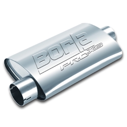 Borla Universal Center/Offset Oval 2.5in Tubing 19in x 4in x 9.5in PRO-XS Notched Muffler 400484