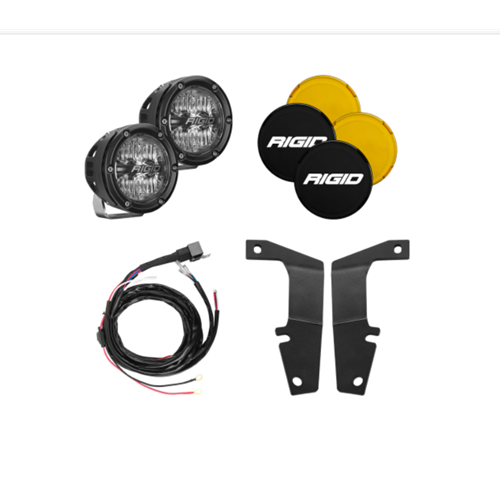 Rigid Industries 10-20 Toyota 4Runner A-Pillar Light Kit (Incl. 4In 360-Series Drive) 46704