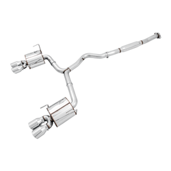 AWE Tuning Subaru WRX/STI VA/GV Sedan Track Edition Exhaust - Chrome Silver Tips (102mm) 3020-42058