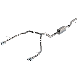 Borla 21-22 Chevrolet Tahoe 6.2L V8 2/4WD 4DR Brushed T-304 Stainless Steel S-Type Cat-Back Exhaust 140859