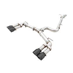 AWE Tuning Audi 8V S3 Track Edition Exhaust w/Diamond Black Tips 102mm 3015-43150