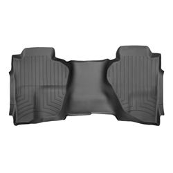 WeatherTech 2015+ Ford F-150 SuperCrew (1st Row Bench) Rear Floorliner HP - Black 446974IM