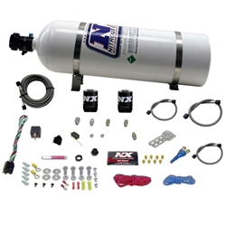 Nitrous Express Ford EFI Race Single Nozzle Nitrous Kit (100-250HP) w/15lb Bottle 20113-15