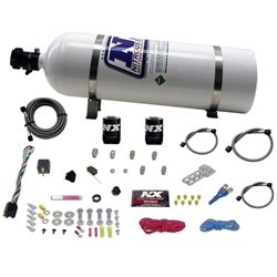 Nitrous Express GM EFI Race Single Nozzle Nitrous Kit (100-250HP) w/15lb Bottle 20118-15