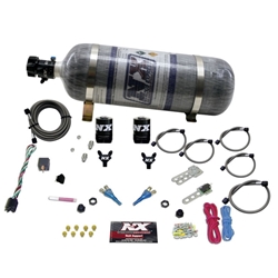 Nitrous Express GM EFI Dual Nozzle Nitrous Kit (100-300HP) w/Composite Bottle 20215-12