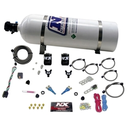 Nitrous Express GM EFI Dual Nozzle Nitrous Kit (100-300HP) w/15lb Bottle 20215-15